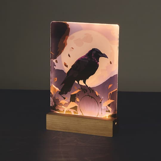 Light Up Raven Paint-by-Number Acrylic Surface Kit by Artist's Loft®